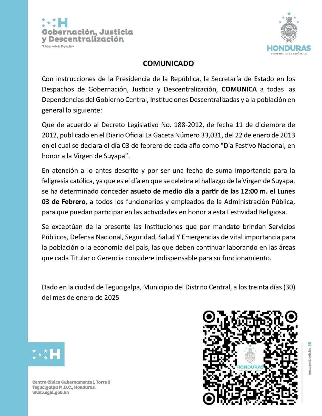 Comunicadoferiado